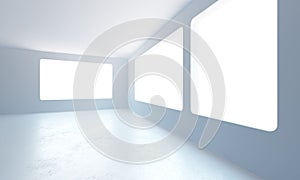 Empty new office room