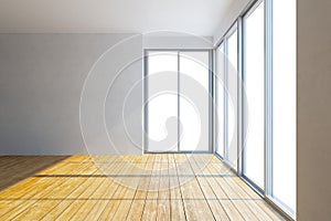 Empty new office room