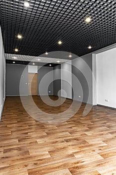 Empty new office room in loft style