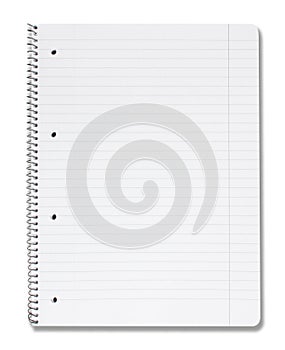 Empty notepad