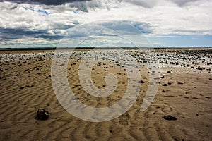 Empty Ocean, Tidal Zone in Australia, Queensland Wellington Point