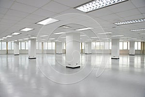 Empty office floor