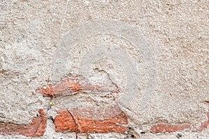 Empty Old Brick Wall Texture ,  Grunge Red Stonewall Background