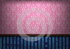 Empty old grungy room