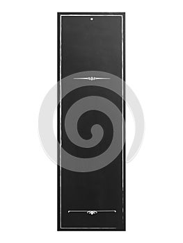 Empty Old Wooden Menu Board