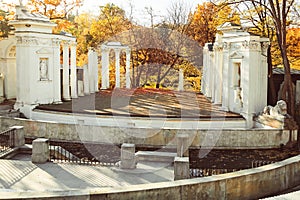 Empty open air theatre