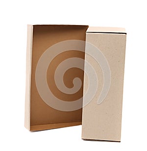 Empty opened carton.