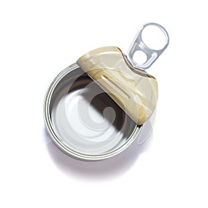 Empty Opened Tin Can