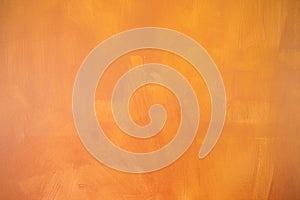 Empty orange wall texture background