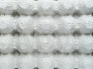 Empty paper egg container, Texture top view