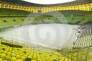 Empty PGE Arena stadium in Gdansk