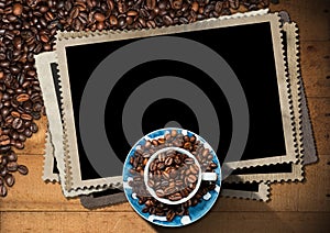 Empty Photo Frames for a Coffee House