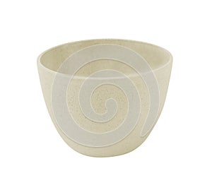 Empty pialat isolated on white