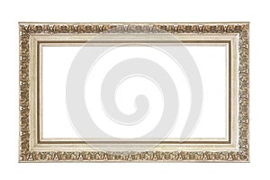 Empty picture frame isolated Clipping Path
