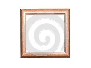 Empty picture or photo frame isolated with clipping path