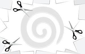 Empty place background with paper.