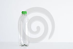 Empty plastic bottle