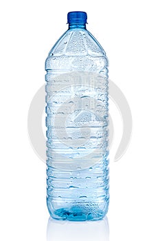 Empty plastic bottle