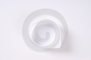 Empty plastic container