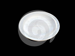 Empty plate isolate on white background