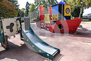 Empty playground for kids.