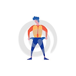 Empty Pockets Man Composition