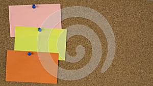 Empty post-it notes pinned in a scrum ban board