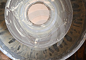 Empty potter`s wheel