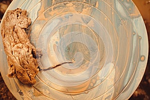 Empty Potter`s wheel