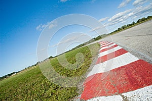 Empty race track