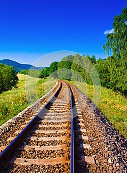 Empty railway