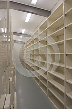 Empty Records storage room