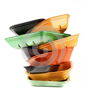 Empty Recycled Trays