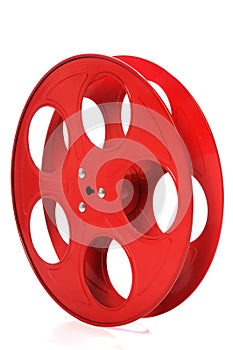 Empty Red Movie Reel