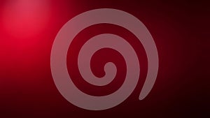 Empty Red Studio Room Background with Spotlight Gradient for Product