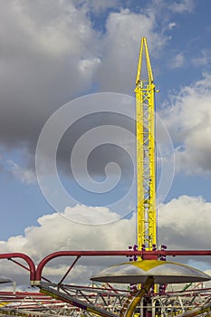 Empty ride in a Fun Fair