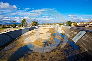 Empty River Southern California Drought photo