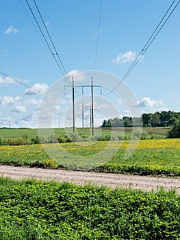 Empty road in the countryside