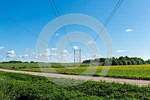 Empty road in the countryside