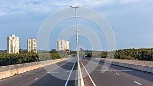 Empty Road Highway Exit North Durban