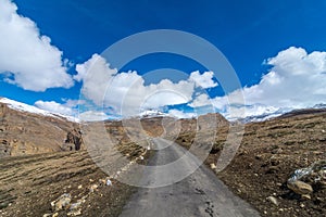 Empty Road - Langza Village, Spiti Valley, Himachal Pradesh