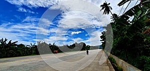 Empty Road in Sta. Cruz Town, Davao del Sur, Philippines photo