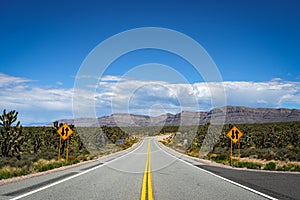 The Empty Road to Grand Canyon West - Arizona, USA