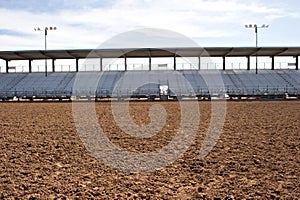 Empty rodeo arena photo