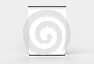 Empty roll up banner