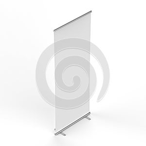 Empty roll up banner