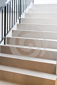 Empty Room With Concrete Steps