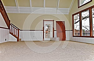 Empty Room with New Carpet photo