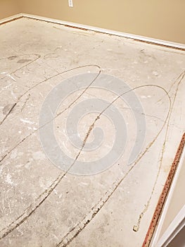 Empty room for new carpet replace in a house