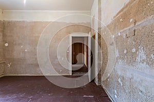 Empty room before renovation - renovating apartment -